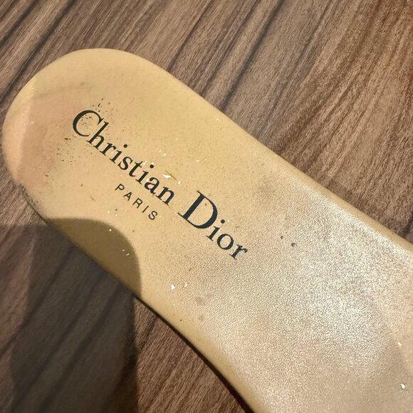 Tan Dior Slides - Picture 3 of 3